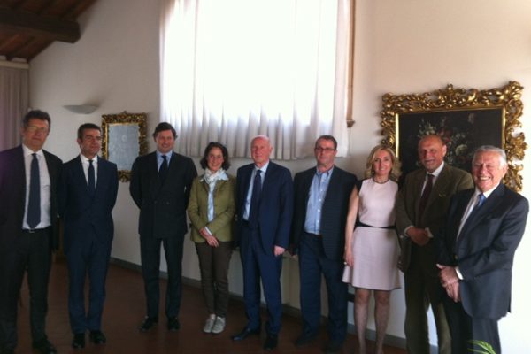 I dirigenti dell’Ente Cassa di Risparmio di Firenze incontrano i nuovi soci