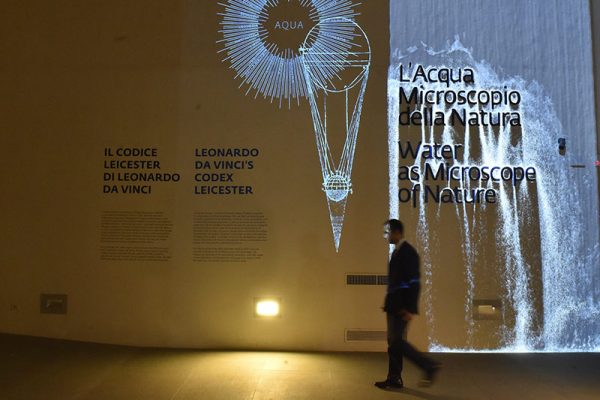 Effetto Leonardo agli Uffizi di Firenze