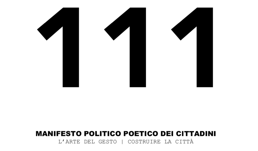 MANIFESTO 111 – Virgilio Sieni