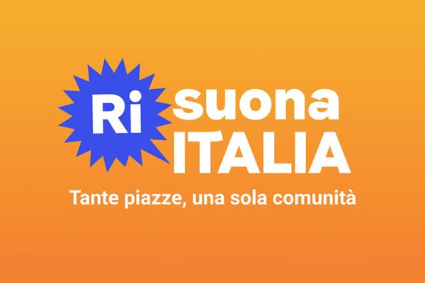 Il primo ottobre si terrà ‘RisuonaItalia. Tante piazze, una sola comunità’