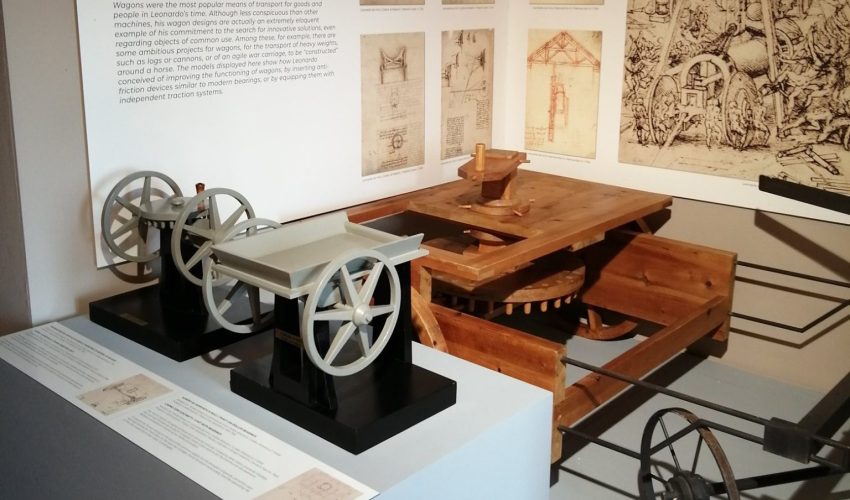 La meccanica di Leonardo al Museo Leonardiano di Vinci