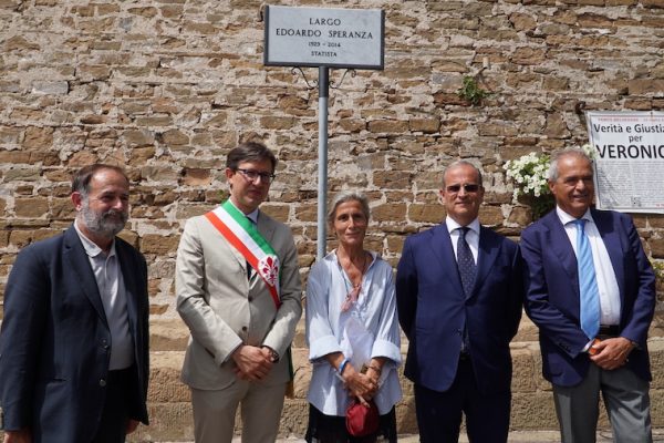 Intitolato a Edoardo Speranza il largo tra Forte Belvedere e via San Leonardo