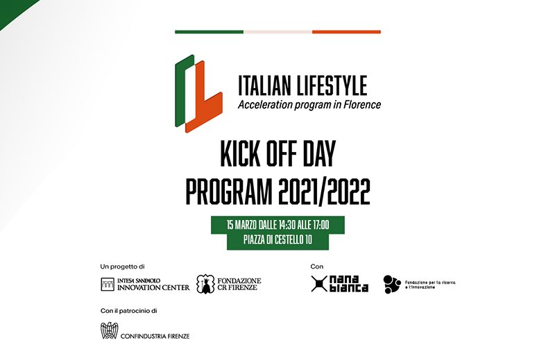 ‘Italian Lifestyle’: presentazione delle startup selezionate per il programma di accelerazione