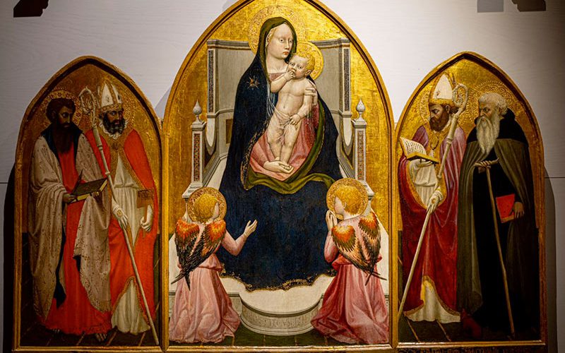 Il Trittico di San Giovenale di Masaccio a confronto con i grandi pittori del suo tempo