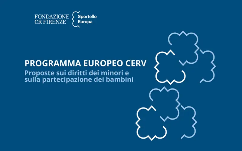 Un webinar sul programma europeo CERV su diritti dei minori e partecipazione dei bambini