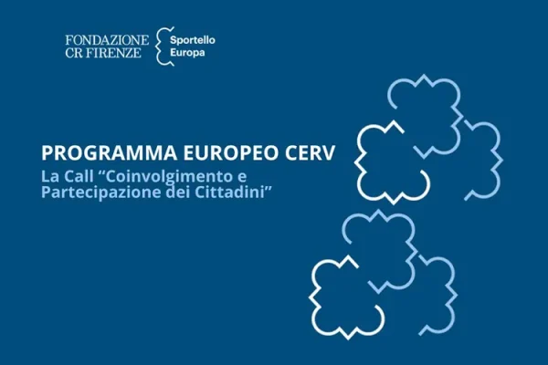 Un webinar sul programma europeo CERV su coinvolgimento e partecipazione dei cittadini