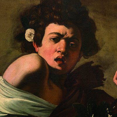 Dettaglio di un quadro di Caravaggio