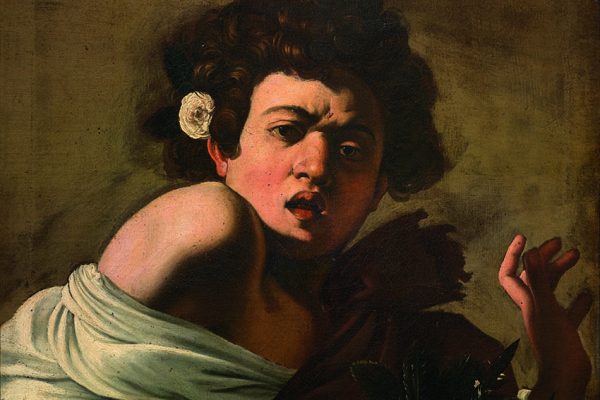 Dettaglio di un quadro di Caravaggio