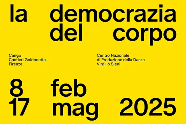 Locandina del progetto La Democrazia del corpo